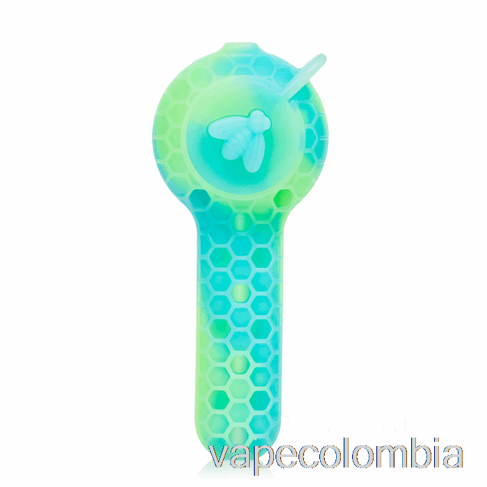 Vape Recargable Stratus 2 En 1 Cuchara De Silicona Aqua Resplandor (azul Uv / Verde Uv)